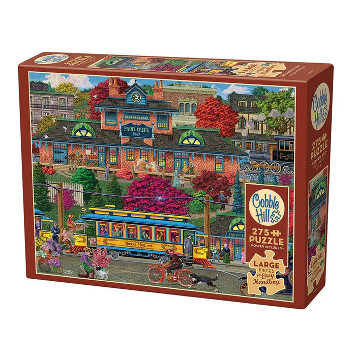 Trolley Station 275 Large Piece Jigsaw Puzzle Cobble Hill - for just $17.99! 