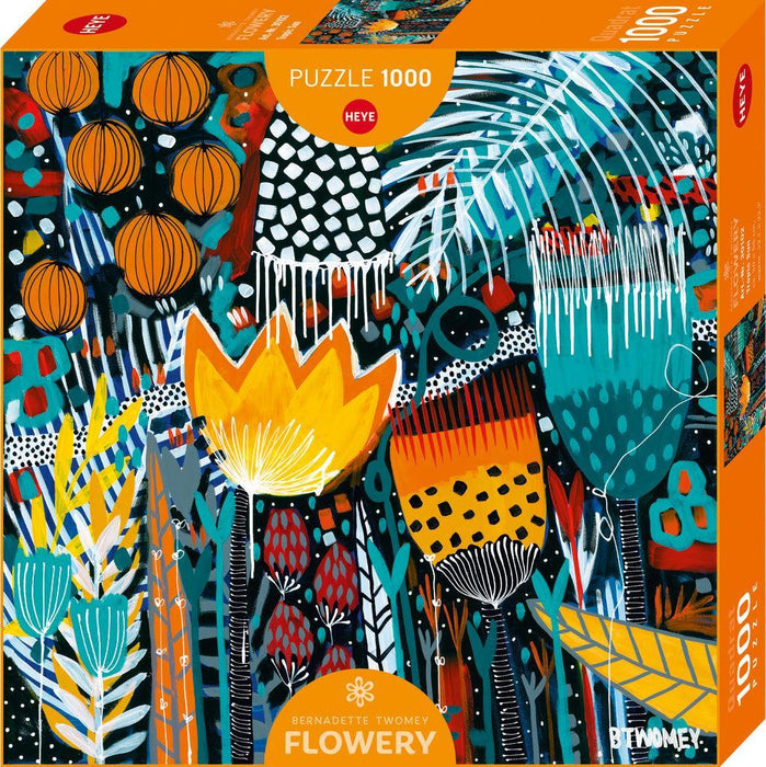 Tropic Sun Flowery 1000 Piece Jigsaw Puzzle Heye - for just $29.99! 