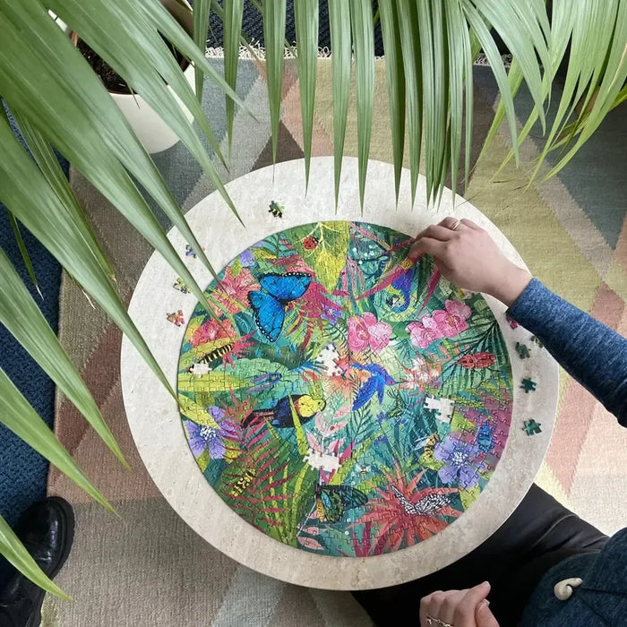 Tropical 500 Piece Round Jigsaw Puzzle Gibsons - for just $19.99! 