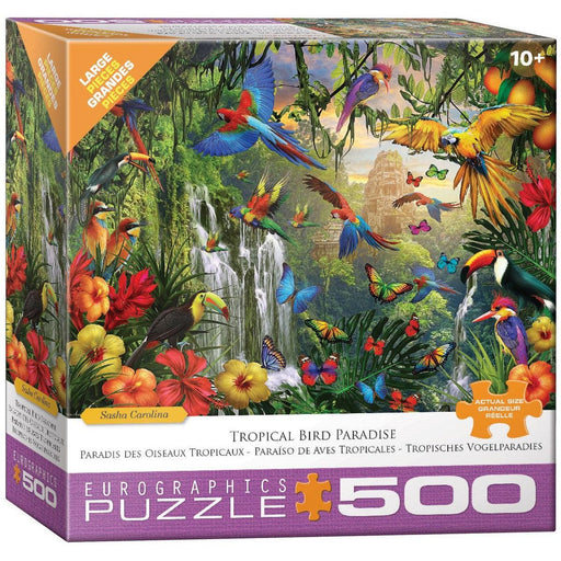Tropical Bird Paradise 500 Piece Jigsaw Puzzle Eurographics - for just $17.99! 