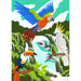Tropical Birds 99 Piece Mini Jigsaw Puzzle Puzzledly - for just $9.99! 
