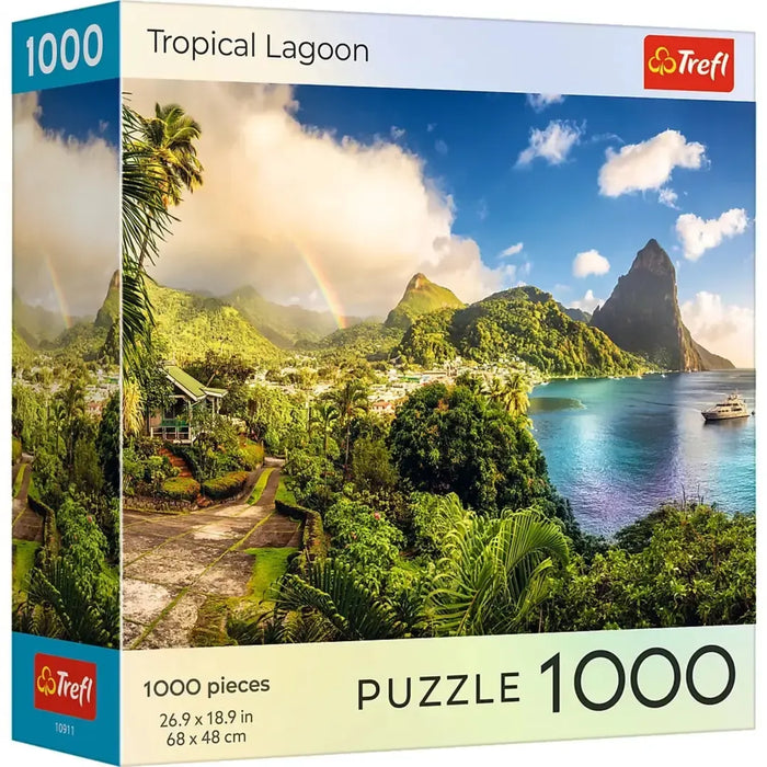 Tropical Lagoon 1000 Piece Jigsaw Puzzle Trefl - for just $19.99! 