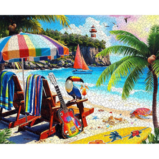 Tropical Paradise 1000 Piece Jigsaw Puzzle Springbok - for just $19.99! 