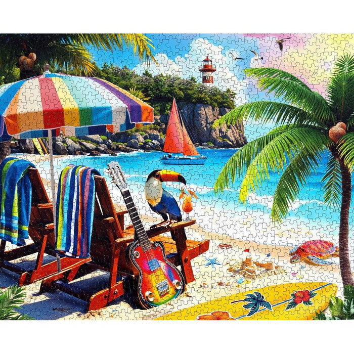Tropical Paradise 1000 Piece Jigsaw Puzzle Springbok - for just $19.99! 