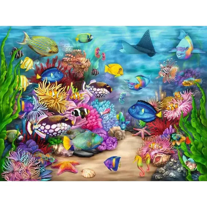 Tropical Reef Life 750 Piece Jigsaw Puzzle Ravensburger - for just $29.99! 