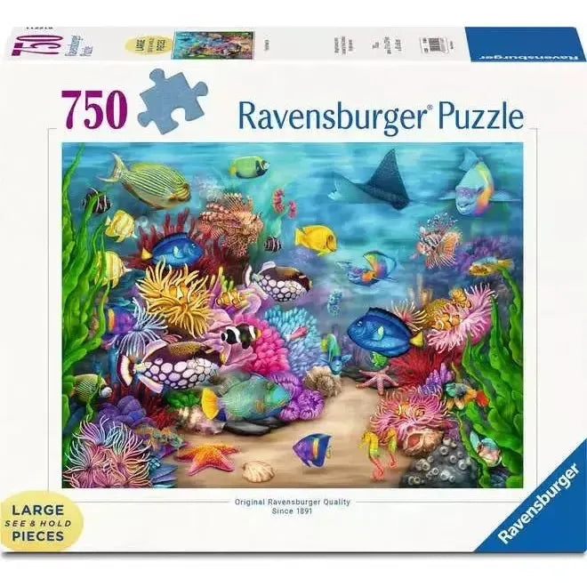 Tropical Reef Life 750 Piece Jigsaw Puzzle Ravensburger - for just $29.99! 