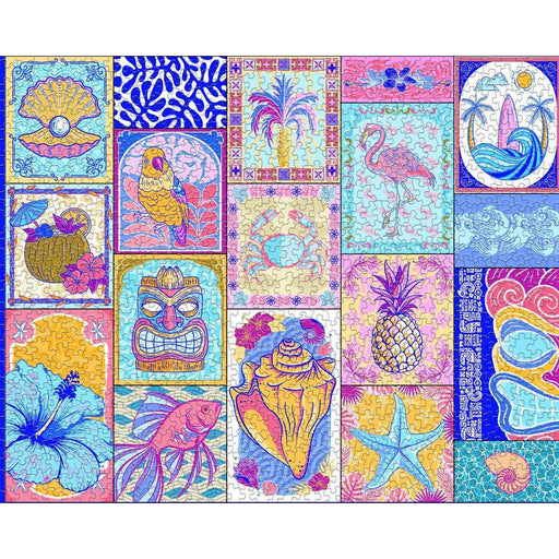 Tropical Vibes 1000 Piece Jigsaw Puzzle Springbok - for just $19.99! 