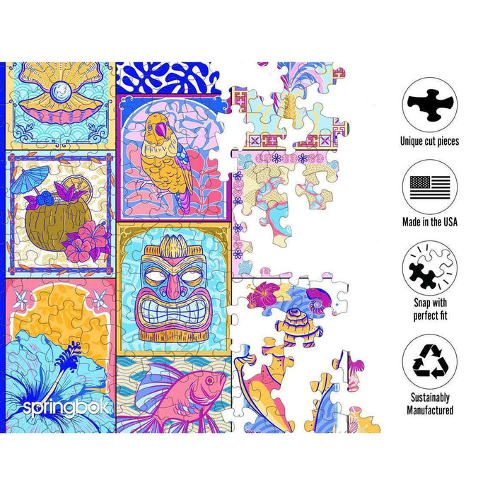 Tropical Vibes 1000 Piece Jigsaw Puzzle Springbok - for just $19.99! 