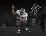 Jeremiah Trotter, Sr. Blackout Philadelphia Eagles Autographed 11" x 14" Football Photo - for just $49.99! 