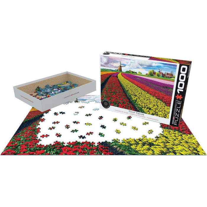 Tulip Fields 1000 Piece Jigsaw Puzzle Eurographics - for just $21.99! 