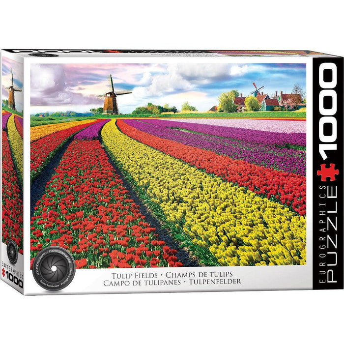 Tulip Fields 1000 Piece Jigsaw Puzzle Eurographics - for just $21.99! 