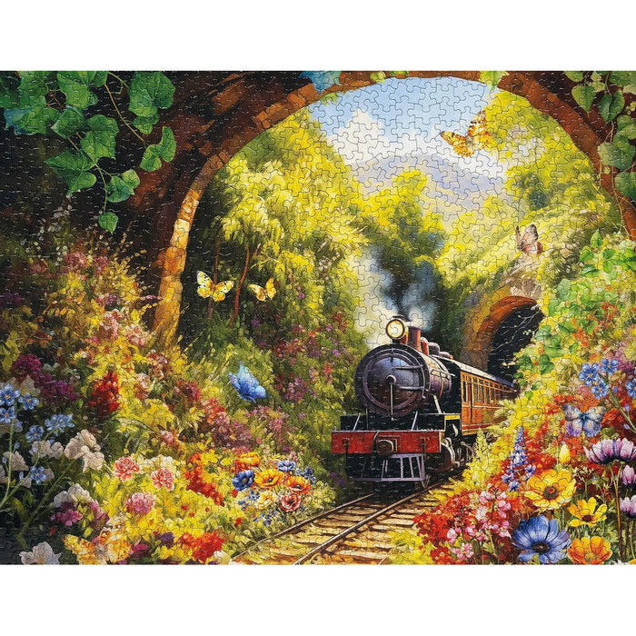 Tunnel Pass 1000 Piece Jigsaw Puzzle Springbok - for just $19.99! 