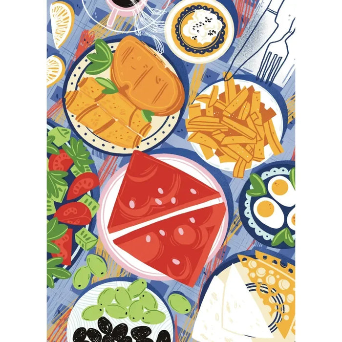 Turkish Breakfast 1000 Piece Jigsaw Puzzle Puzzledly - for just $24.99! 