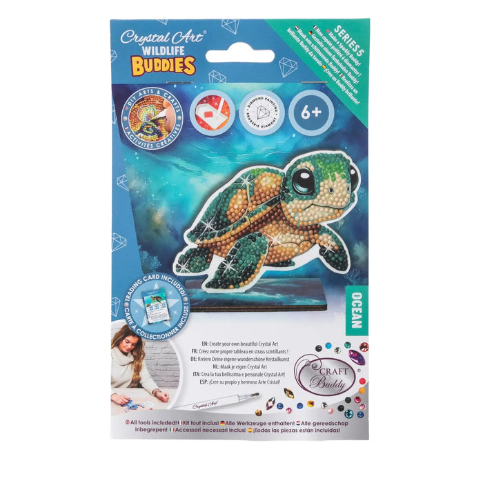 Turtle "Ocean" Crystal Art Buddies Kit Craft Buddy - for just $9.99! 