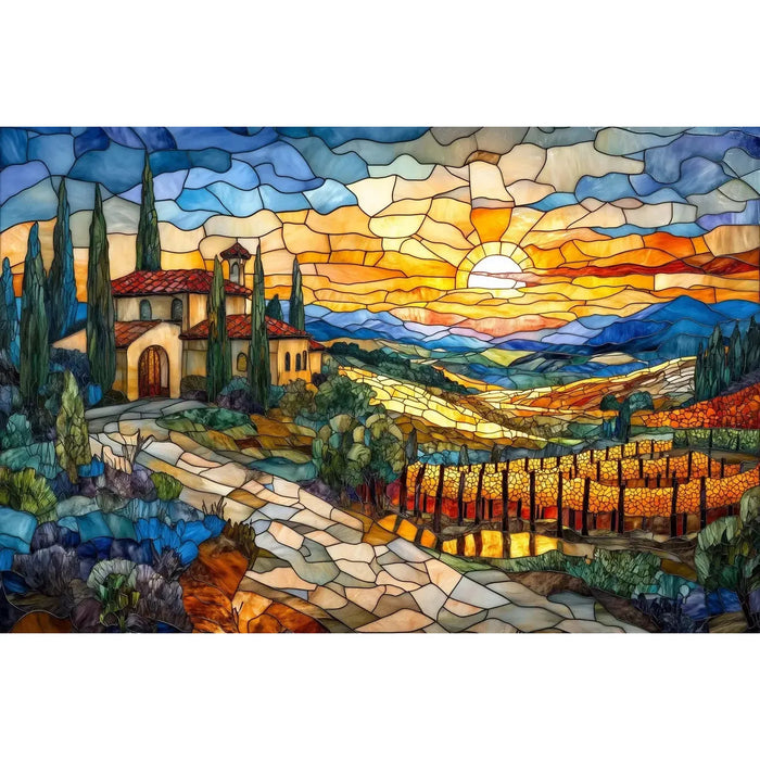 Tuscan Dreams 1000 Piece Jigsaw Puzzle Trippy - for just $19.99! 