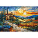 Tuscan Dreams 1000 Piece Jigsaw Puzzle Trippy - for just $19.99! 