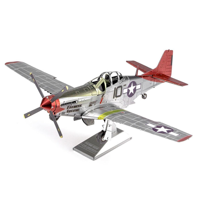 Tuskegee Airmen P-51D Mustang Premium 3D Steel Model Kit Metal Earth - for just $19.99! 