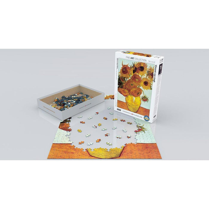 Twelve Sunflowers 1000 Piece Jigsaw Puzzle Eurographics - for just $19.99! 