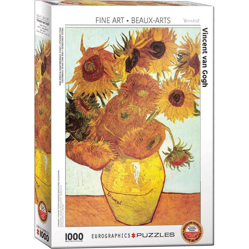 Twelve Sunflowers 1000 Piece Jigsaw Puzzle Eurographics - for just $19.99! 