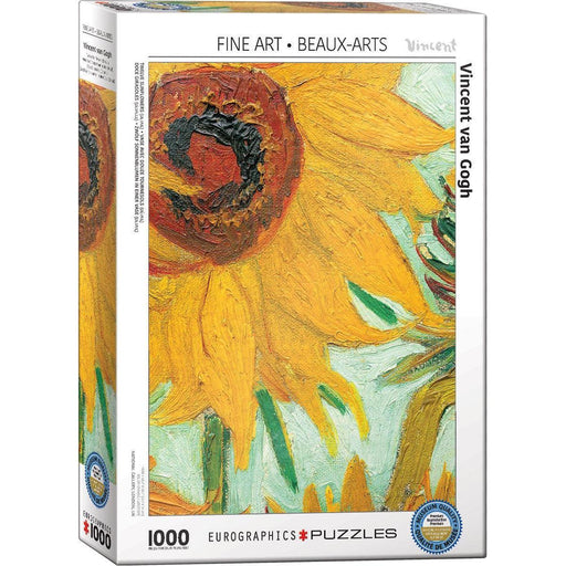 Twelve Sunflowers (Detail) 1000 Piece Jigsaw Puzzle Eurographics - for just $19.99! 