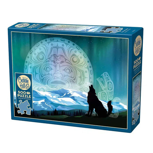 Two Wolves 500 Piece Jigsaw Puzzle Cobble Hill - for just $17.99! 