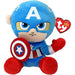 Ty Marvel Beanie Babies: Captain America Floppy (Small) - for just $5.99! 