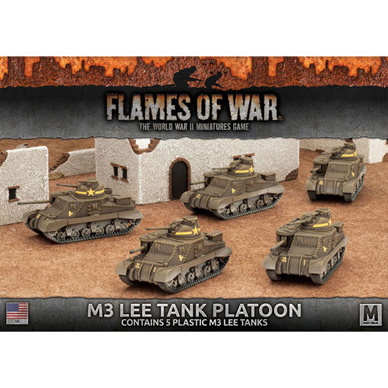 Flames of War: American M3 Lee Tank Platoon (Mid War) - for just $50! 
