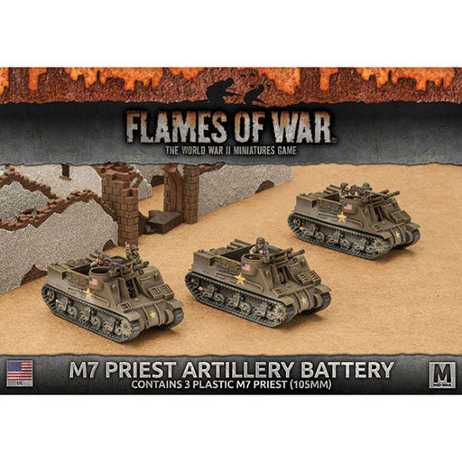 Flames of War: American M7 Priest Armored Artillery Battery (Mid War) - for just $30! 