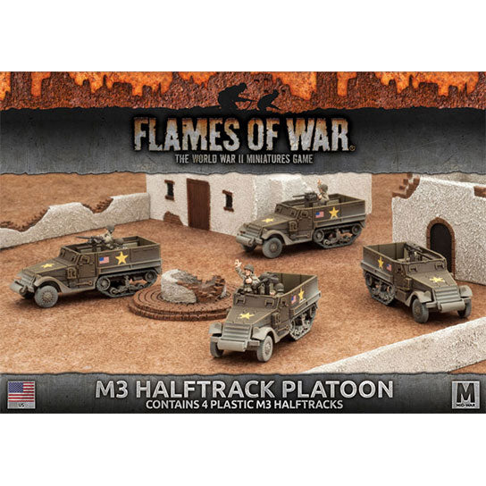 Flames of War: American M3 Halftrack Platoon (Mid War) - for just $40! 