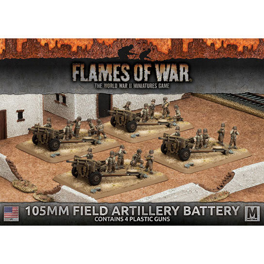 Flames of War: American 105mm Field Artillery Battery (Mid War) - for just $37! 