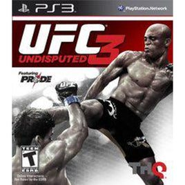 Front cover view of UFC Undisputed 3 - PlayStation 3