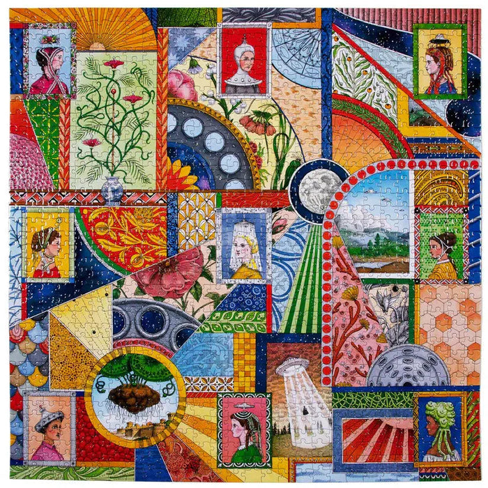 UFO Victorian Ladies 1000 Piece Jigsaw Puzzle eeBoo - for just $26.99! 