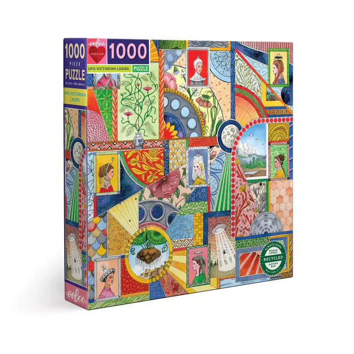 UFO Victorian Ladies 1000 Piece Jigsaw Puzzle eeBoo - for just $26.99! 