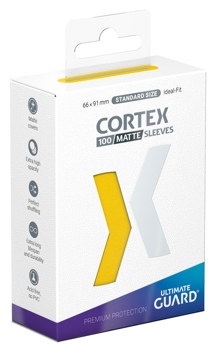 Ultimate Guard Cortex Standard Size Sleeves - Matte Yellow (100ct) - for just $5.95! 
