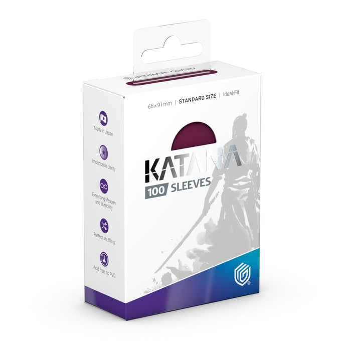 Ultimate Guard Katana Standard Size Sleeves - Radiant Plum (100-Count) - Just $9.95! Shop now at Retro Gaming of Denver