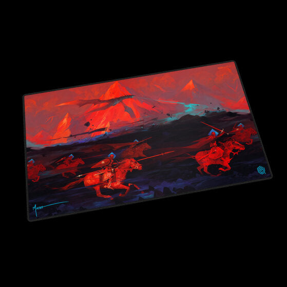 Ultimate Guard Play-Mat 2024 Exclusive Dominik Mayer: Crowned with Fire - for just $19.95! 