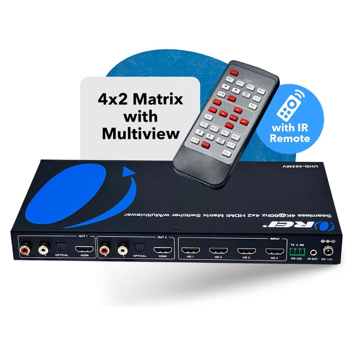 4K Quad Multi-Viewer 4x2 Seamless Switch (UHD-402MV) - Just $399.99! Shop now at Retro Gaming of Denver