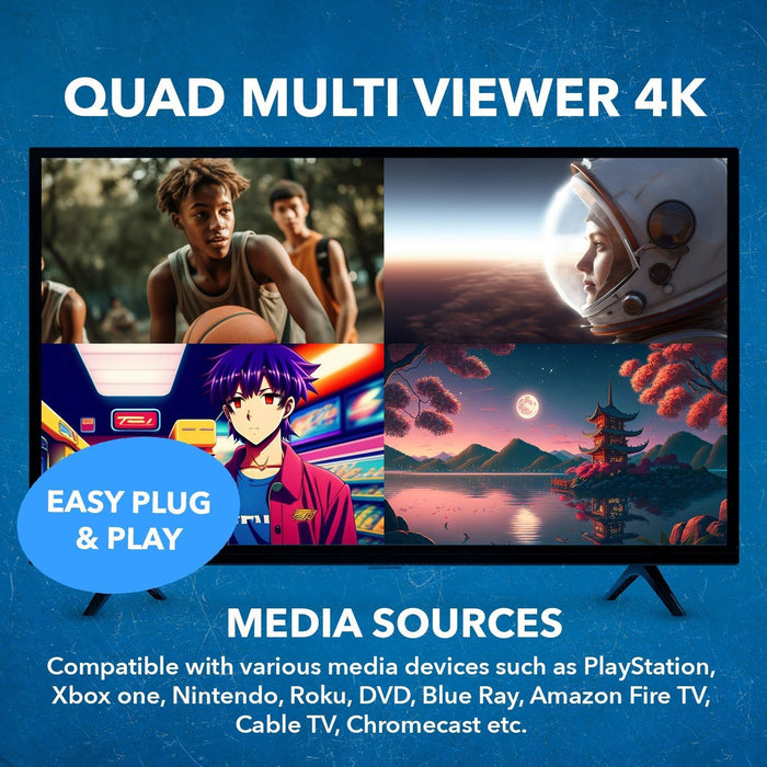 4K Quad Multi-Viewer 4x2 Seamless Switch (UHD-402MV) - Just $399.99! Shop now at Retro Gaming of Denver