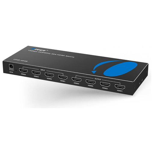 4K 4x4 HDMI Matrix Switch - Supports UltraHD 4K@60Hz 4:4:4, HDR10, RS-232 (UHD-404R) - Just $129! Shop now at Retro Gaming of Denver