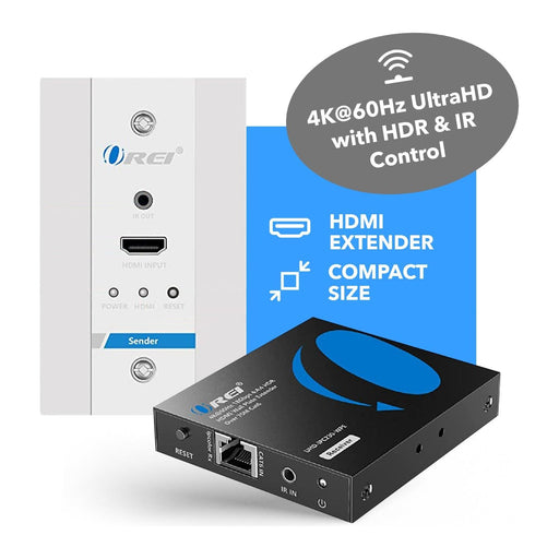 4K HDMI Extender Over Single CAT6/7 With 4K@60Hz Wall Plate Transmitter, HDR & IR Control Upto 230ft (UHD-IPC230-WPE) - Just $109.99! Shop now at Retro Gaming of Denver