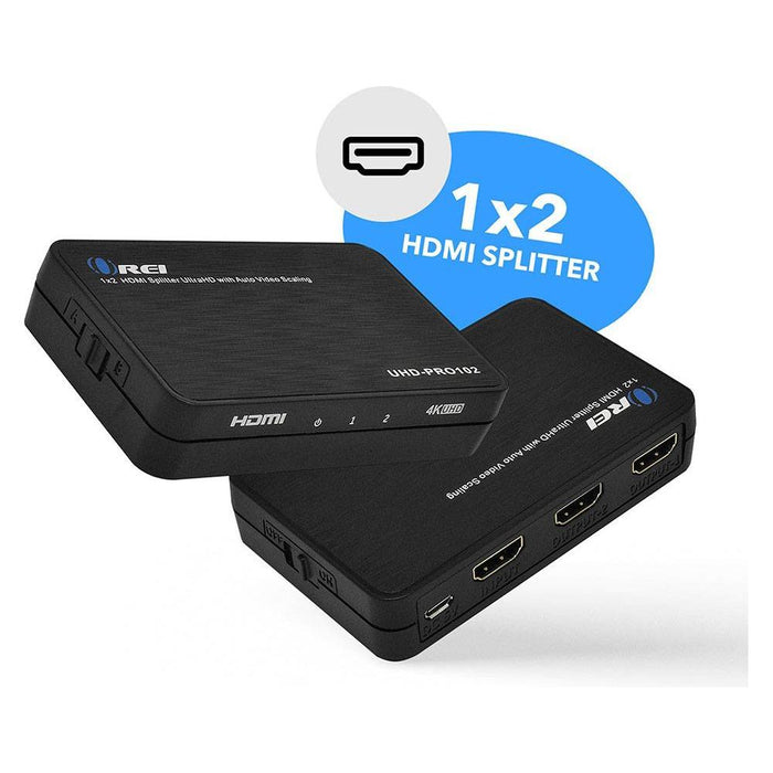 1x2 HDMI Splitter: 1-in 2-out, UltraHD 4K, Downscale, EDID (UHD-PRO102) - Just $24.99! Shop now at Retro Gaming of Denver