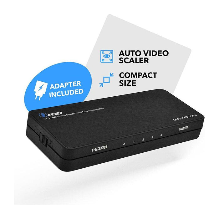 1x4 HDMI Splitter: 1-in 4-out, UltraHD 4K, Auto-Downscale, EDID (UHD-PRO104) - Just $39.99! Shop now at Retro Gaming of Denver