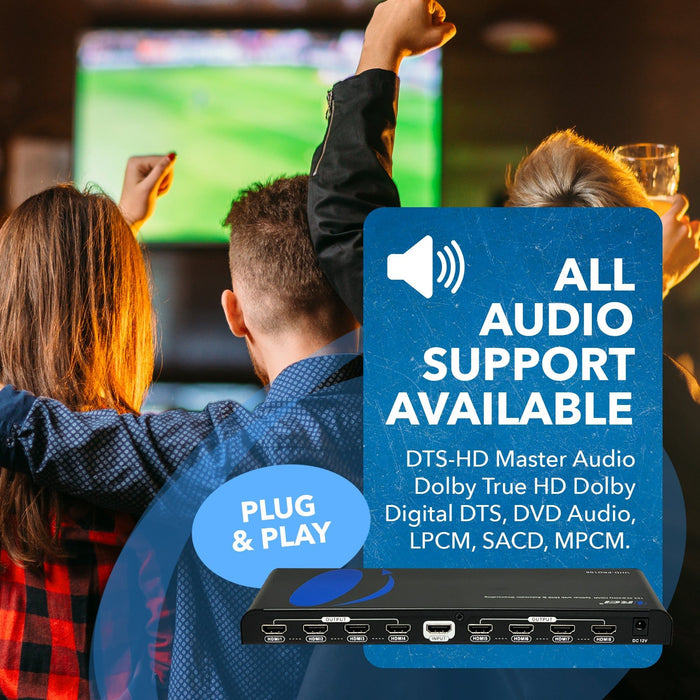 1x8 HDMI Splitter: 1-in 8-out, UltraHD 4K, Auto-Downscale, EDID (UHD-PRO108) - Just $79.99! Shop now at Retro Gaming of Denver