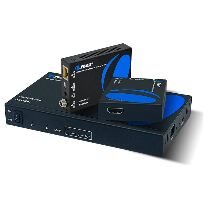 4K Ultra HD 1x2 HDMI Extender Splitter Over CAT6/7 Up To 115 Ft -EDID (UHD12-EX115-K) - Just $174.99! Shop now at Retro Gaming of Denver