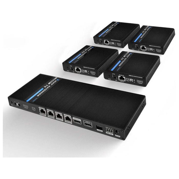 1x4 4K HDMI Extender Splitter Over Single CAT6/7 Up to 230 Ft - ipcolor Technology 18 Gbps, Bi-directional IR, RS-232, EDID (UHD14-IPC230-K) - Just $319.99! Shop now at Retro Gaming of Denver