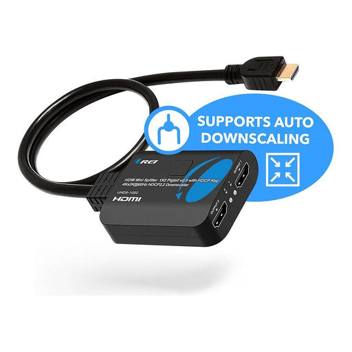 1x2 HDMI Splitter 1 in 2 out with Downscaler, 3D, upto 4k@60Hz (UHDS-102C) - Premium Splitter - Just $26.99! Shop now at Retro Gaming of Denver