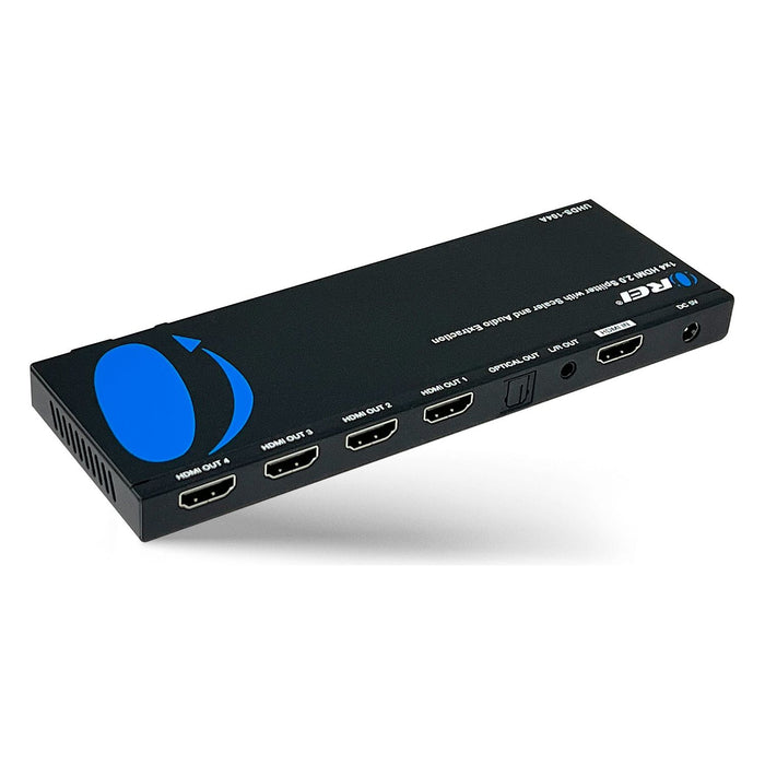 OREI 4K 1x4 HDMI Splitter with Scaler and Audio Extraction with EDID management (UHDS-104A) - Just $59.99! Shop now at Retro Gaming of Denver