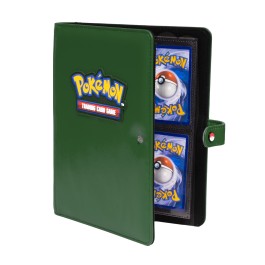 Ultra PRO: Premium 4-Pocket Pokemon Snap Binder - Green - for just $17.95! 