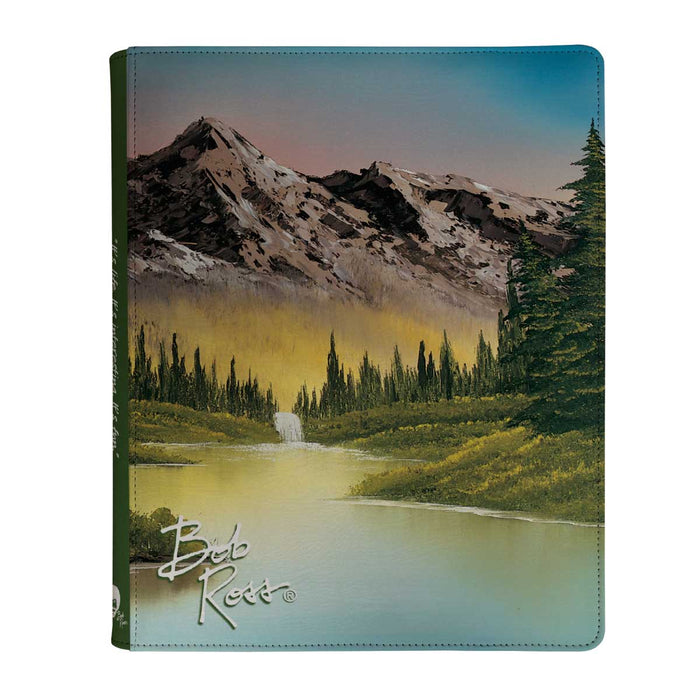 Ultra PRO: 9-Pocket Zippered PRO-Binder - Bob Ross Collection (Mountain Retreat) - for just $29.95! 