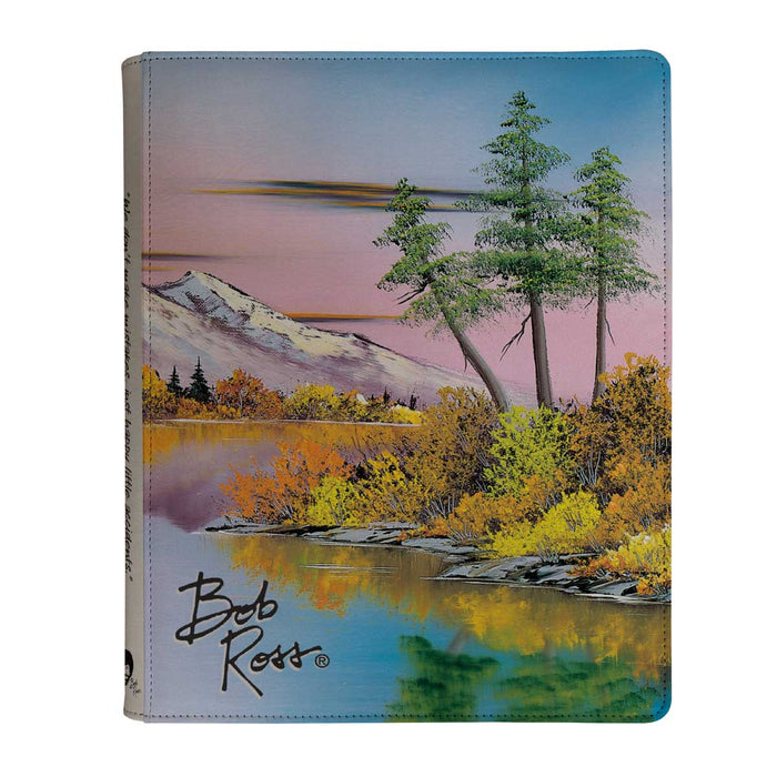 Ultra PRO: 9-Pocket Zippered PRO-Binder - Bob Ross Collection (Mighty Mountain Lake) - for just $29.95! 
